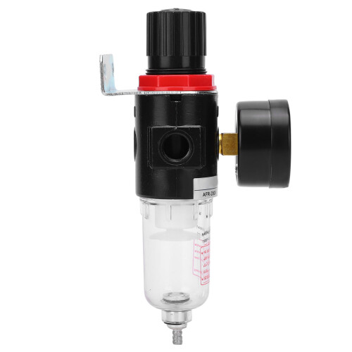 Adjustable Pressure Range Pneumatic Filter Regulator Air Treatment Device With Water Trap Filter Semi Automatic Drain And High Flow Capacity 2