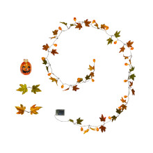 Leuchtende Herbstdekoration, Ahornblatt-Lichtergirlande, batteriebetrieben, verleiht Ihren Räumen eine festliche Note, perfekt für