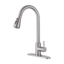 304Stainless Steel Pull-Down Kitchen Faucet with360