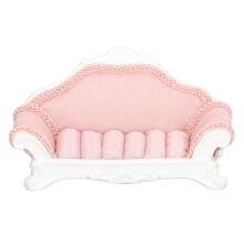 Adorno de escena en miniatura, soporte para anillos en forma de sofá en miniatura, caja para anillos, joyero con forma de sofá, estimula la