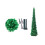 PET Artificial Christmas Tree1.2m or1.5m Green Gold Red 1