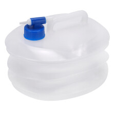 Water Storage Jug With Spigot Portable Foldable Collapsible Leak Proof Reusable BPA Free Food Safe Water Container For Emergency Preparedness Camping