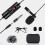 Microfon Lavalier Plug And Play, microfon ușor, microfon condensator omnidirecțional, microfon portabil pentru cameră smartphone, sensibilitate 8