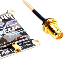 JHEMCU VTX30-800 5.8G 40CH FPV Transmitter with Foxeer Lollipop 3 Antenna Adjustable 25-800mW for RC Drones