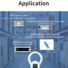 UHF Pet Microchip Scanner Handheld Reader 860-960kHZ Portable 2.4G USB BT Output RFID Tag Scanner Support Android Window