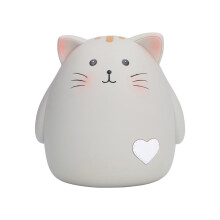 Handheld Size Design Kawaii Cat Night Light, Featuring Tap Control Function And Built-In Lithium Battery, Eco Friendly Night Lamp For Bedroom Office