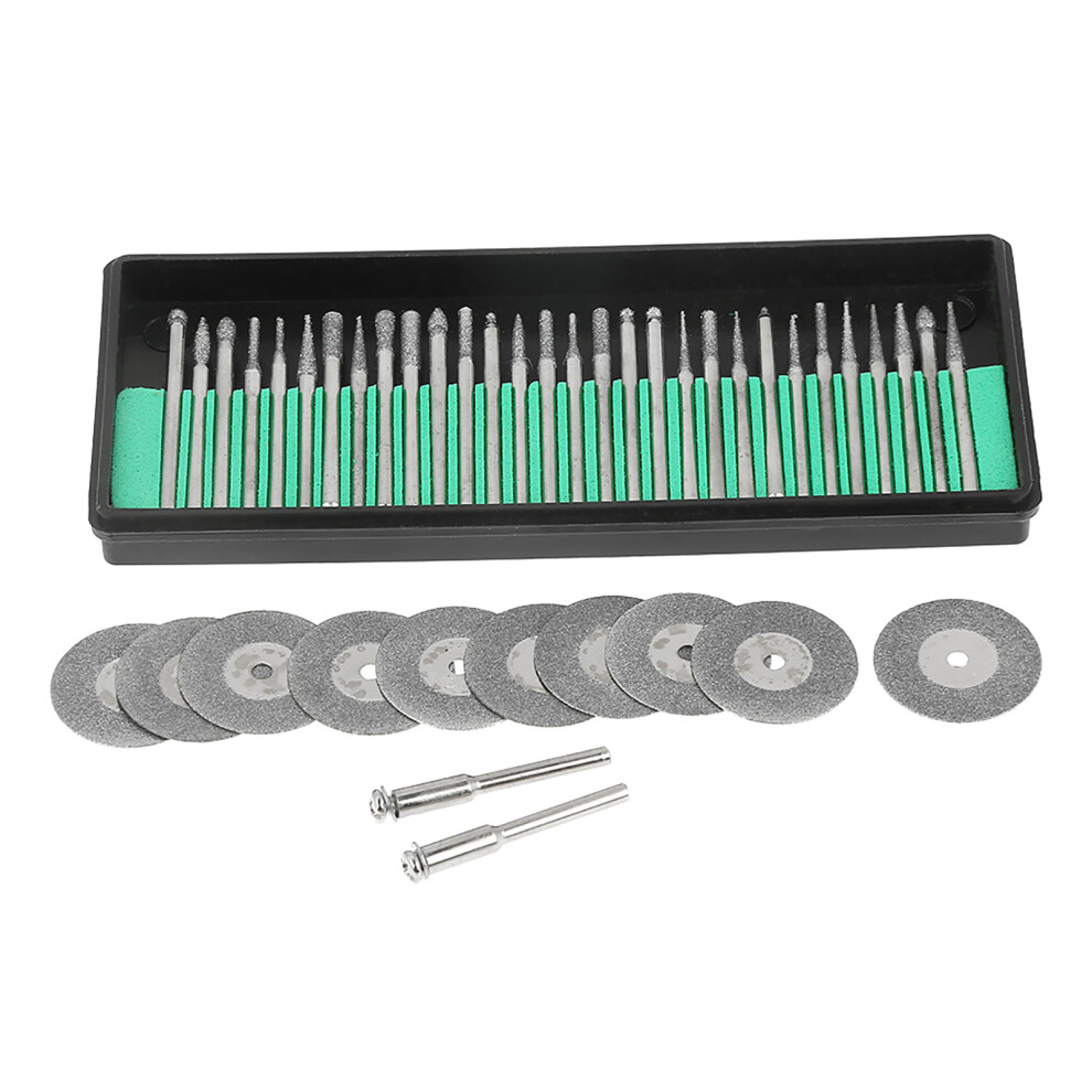 Rotary Tool Bur and Blade Set 42 Pieces