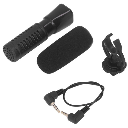Μικρόφωνο πέτου Plug and Play με αντιανεμικό σφουγγάρι, μείωση θορύβου, υψηλή