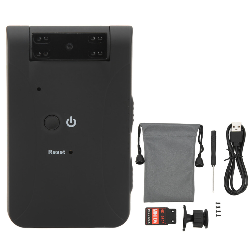Mini Body Camera With Motion Detection Night Vision And Loop Record Feature Portable Video Recorder For Discreet Surveillance 9448483707855