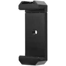Aluminum Alloy Phone Mount With Cold Shoe Mount, Universal Tripod Adapter For Smartphone, Rotating Joints Compatible Landscape Portrait Modes,