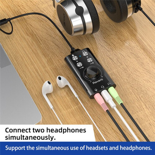 Sound Card USB Type-C Computer Volume Control Knob - External Controller Professional Compatibility 1