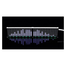 30-Segment White Spectrum Display LED Voice-Controlled Music Spectrum Display Sound-Pickup Atmosphere Light