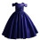 Mädchen-Prinzessinnenkleid, bodenlang, aus Satin 4
