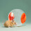 Brinquedo de corrida para hamster de 4,7 polegadas, ideal para exercícios de pequenos animais, como hamsters anões e outros animais de pequeno 4
