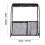 Clear Drawstring Backpack with Zipper Pocket 1 Pack 3