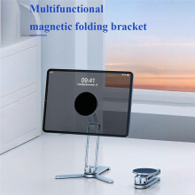 2-in-1 for Phone Tablet Holder Stand Selfie Stick Aluminum 360Rotatable Foldable for Travel&Desktop
