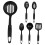 6pcs Nylon Kitchen Utensil Set Includes Spoon Spatula And Ladle Heat-Resistant Cookware Accessory For Cooking And Serving 6