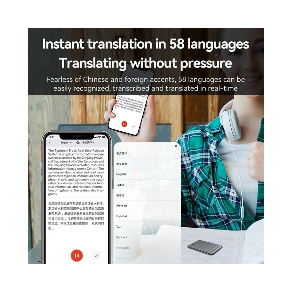Ai Intelligent Voice Recorder Audio App Phone Call Record Transcribe Summarize Voice To Text 4711371716396