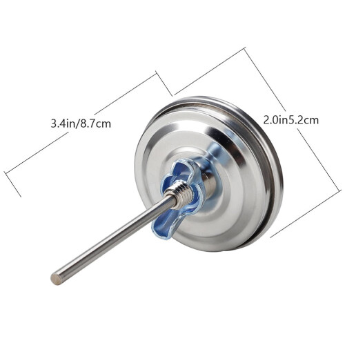 Multifunction Household Oven Thermometer Assorted Color Stainless Material 1