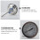 Multifunction Household Oven Thermometer Assorted Color Stainless Material 3