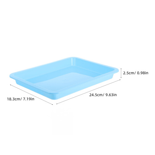 6Pcs Plastic Sand Trays for DIY Projects and Organizing Creative Activities 1