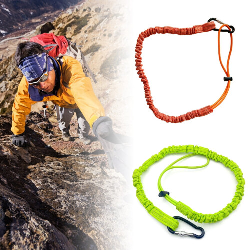 Lanyard with Carabiner Adjusted End Fall Arrest Protections Equipment 1