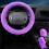 Conjunto de 3 peças de capas para volante em lã sintética – Macias e aveludadas, com encaixe universal para volantes de 15 polegadas, capas para 2