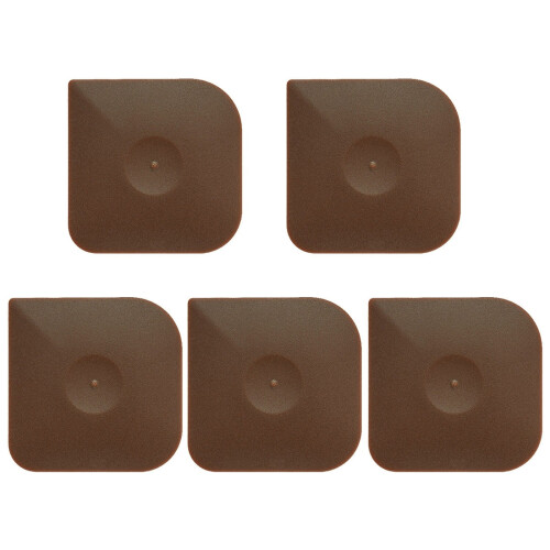 5-Pc Pan Scraper Set, Non-Scratch Plastic Scraper for Cast Iron Pans, Compatible with All Cookware 1