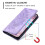 Purple PU Leather Flip Wallet Case for Google Pixel 9 and 9 7