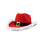 LED-lysende cowboyhatt – ensfarget, 58 cm 4