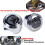 motorcycle handlebar clock thermometer motorcycle clock watches 7/8\" 2