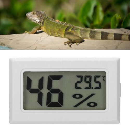 Higrômetro digital para ambientes internos com display LCD, termômetro e medidor de umidade, com sensor de umidade inteligente e seleção de  e 2