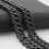 Κολιέ με αλυσίδα Curb Cuban Link από ανοξείδωτο ατσάλι 316L, επιχρυσωμένο σε μαύρο χρώμα, 5