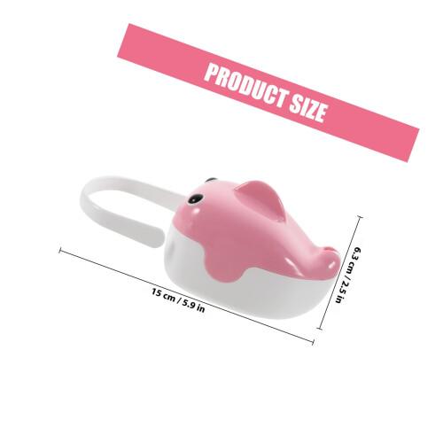 Dustproof Pacifier Storage Portable Baby Pacifier Case Pink PP for Daily Use 1Set 1