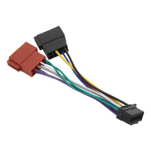 Car Stereo Wiring Harness Adapter ISO 12V 24 Pin Easy Plug & Play