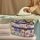 Flowers Pattern Polyester Handheld Travel Steamer Bag, Case Only 2