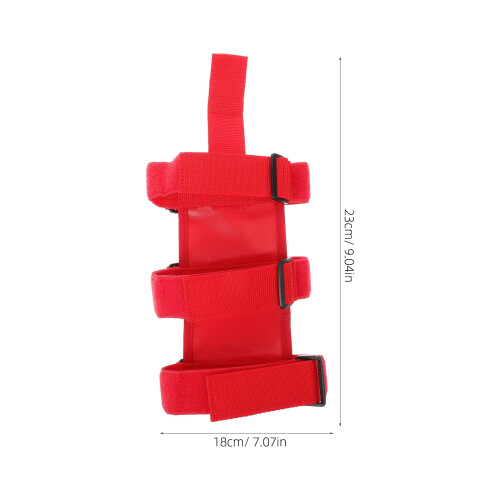 Fire Extinguisher Mount for Truck Prevent Sliding Red 1Pack 1