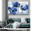 Blue Flowers Nordic Poster Set 3 pcs Light Blue Boho 6