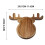 Christmas Tree-Shaped Wood Serving Tray, Thick & Stackable with Raised Edges – Compatible with Holiday Snacks & Drinks 3