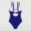 Women's Wrap Push-Up One-Piece Swimsuit with Tummy Control 3