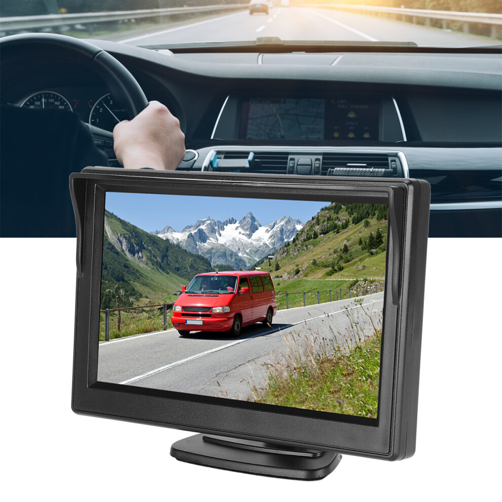 5In Tft Car Monitor 480X234 Pal/Ntsc Rearview Display With Video Input 9351392554062