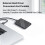 External Hard Drive USB 3.0 Portable Solid State Drive with Stable 5Gbps Transmission 2.5'' Metal Hard Drive for Notebook PC Android & Windows 3