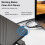 External Hard Drive USB 3.0 Portable Solid State Drive with Stable 5Gbps Transmission 2.5'' Metal Hard Drive for Notebook PC Android & Windows 6