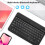 Mini Bluetooth keyboard and mouse Spanish Russian Arabic 5
