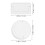 50-Pack White Safety Socket Covers with Handle Design for Easy Removal and Child 2