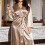 Fuzzy Robe for Women Khaki 3X 4