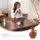 Clay Pitcher for and Elegant Ceramic Wine Jug Brown 1Pack 2