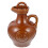 Clay Pitcher for and Elegant Ceramic Wine Jug Brown 1Pack 3