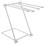Light Grey Kitchen Towel Rack Foldable Vertical Cloth Holder for Quick Drying Storage 6