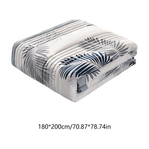 Lightweight Cotton Cooling Comforter King 71x79 in 2